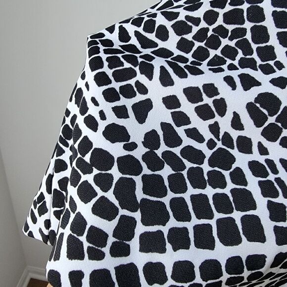 SUSANA MONACO X Revolve Mosaic Print Holly Dress in Black Size Medium - Picture 6 of 9